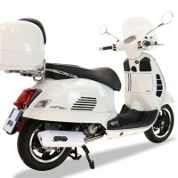 Scarico GPR compatibile con  Piaggio Vespa Gt - Gtv 250 I.E.  2007-2009, Albus Ceramic, Scarico completo racing, fornito con db killer estraibile e collettore, non legale per uso stradale