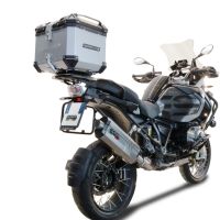 Top case GPR TECH compatible with  GPR TECH Top case in aluminum, silver color with specific plate included Top case in aluminum, silver color with specific plate included Capacity 35 LT.