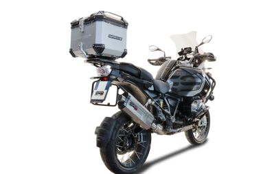 Top case GPR TECH compatible with  GPR TECH Top case in aluminum, silver color with specific plate included Top case in aluminum, silver color with specific plate included Capacity 35 LT.