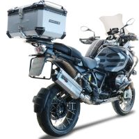 Top case GPR TECH compatible with  GPR TECH Top case in aluminum, silver color with specific plate included Top case in aluminum, silver color with specific plate included Capacity 55 LT.
