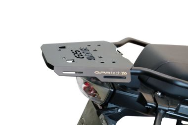 GPR TECH compatible with  GPR TECH SPECIFIC TITANIUM PLATE TOP CASE-ALPITECH 35 LT SPECIFIC TITANIUM PLATE TOP CASE-ALPITECH 35 LT compatible with original luggage rack,titanium made with 4 anchor points