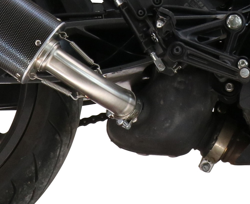 Scarico GPR compatibile con  Ktm Duke 250 2021-2023, Albus Evo4, Scarico omologato, silenziatore con db killer estraibile e raccordo specifico