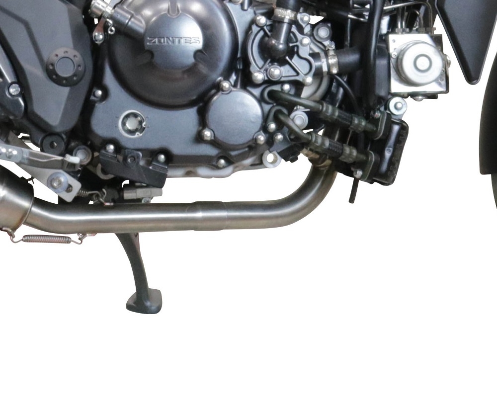 GPR exhaust compatible with  Zontes 350 GK 2022-2024, Ultracone, Racing full system exhaust, including removable db killer 