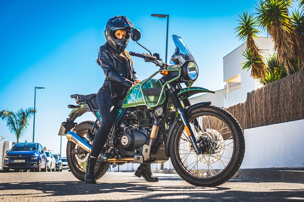 Scarico GPR compatibile con  Royal Enfield Himalayan 410 2021-2024, Powercone Evo, Terminale di scarico omologato,fornito con db killer estraibile,catalizzatore e collettore
