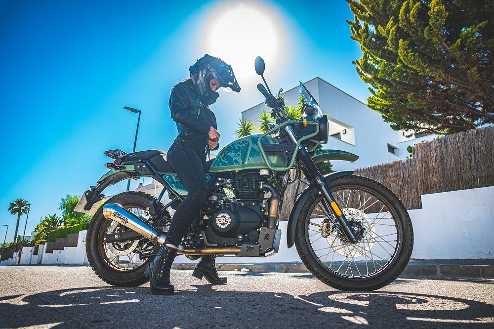 Scarico GPR compatibile con  Royal Enfield Himalayan 410 2021-2024, Powercone Evo, Terminale di scarico omologato,fornito con db killer estraibile,catalizzatore e collettore