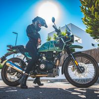Scarico GPR compatibile con  Royal Enfield Himalayan 410 2021-2024, Powercone Evo, Terminale di scarico omologato,fornito con db killer estraibile,catalizzatore e collettore