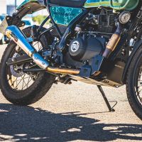 Scarico GPR compatibile con  Royal Enfield Himalayan 410 2021-2024, Powercone Evo, Terminale di scarico omologato,fornito con db killer estraibile,catalizzatore e collettore