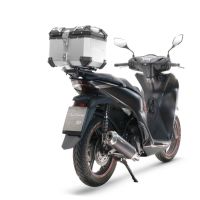 Top case GPR TECH compatible with  GPR TECH Top case in aluminum, silver color, including roof rack and specific plate Top case in aluminum, silver color, including roof rack and specific plate Capacity 26 LT.