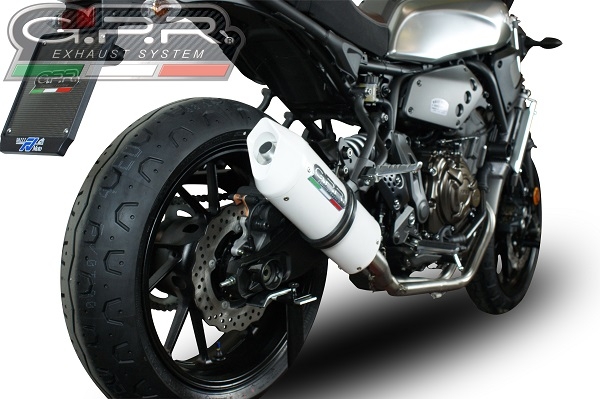 GPR exhaust compatible with  Yamaha Xsr 700 2017-2020, Albus Evo4, Homologated legal full system exhaust, including removable db killer and catalyst 