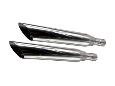 GPR exhaust compatible with  Harley Davidson Sportster 883  2004-2009, Slash Inox, Dual Homologated legal slip-on exhaust including removable db killers and link pipes 