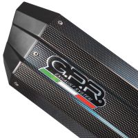 Scarico GPR compatibile con  Ktm LC 8 Super Adventure 1290  R 2021-2024, Sonic Poppy, Scarico completo racing, fornito con db killer estraibile e collettore, non conforme per uso stradale