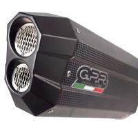Scarico GPR compatibile con  Bmw R 1250 R -Rs 2019-2020, Sonic Poppy, Scarico omologato, silenziatore con db killer estraibile e raccordo specifico