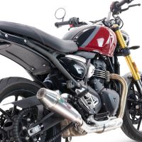 GPR exhaust compatible with  Triumph Scrambler 400 X 2023-2025, Ultracone, Homologated legal slip-on exhaust including removable db killer and link pipe 