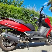 GPR exhaust compatible with  Kymco Superdink 125 I.E. 2021-2023, Evo4 Road, Homologated legal full system exhaust, including removable db killer and catalyst 