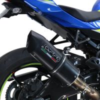 Scarico GPR compatibile con  Suzuki Gsx-R 1000 - 1000 R  2017-2020, Furore Evo4 Nero, Scarico omologato, silenziatore con db killer estraibile e raccordo specifico