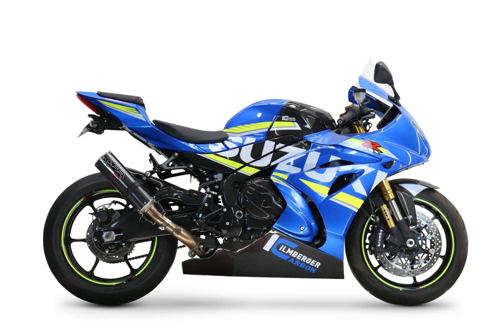 GPR exhaust compatible with  Suzuki Gsx-R 1000 - 1000 R  2021-2024, M3 Poppy , Racing slip-on exhaust including link pipe 