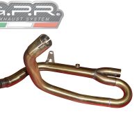 GPR exhaust compatible with  Suzuki Sv 650 A  2021-2024, Albus Evo4, Homologated legal slip-on exhaust including removable db killer and link pipe 