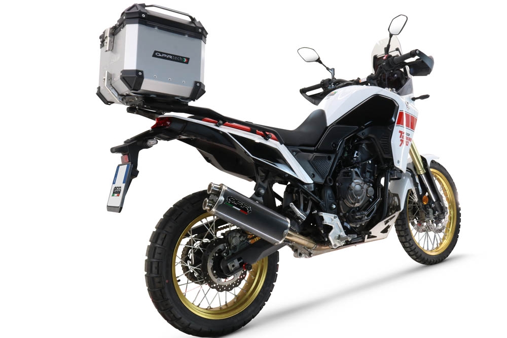 Top case GPR TECH compatible with  GPR TECH Top case in aluminum, silver color, including roof rack and specific plate Top case in aluminum, silver color, including roof rack and specific plate Capacity 45 LT.