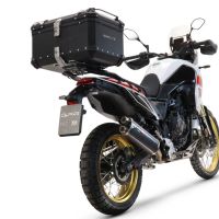 Top case GPR TECH compatible with  GPR TECH Top case in aluminum, silver color, including roof rack and specific plate Top case in aluminum, silver color, including roof rack and specific plate Capacity 55 LT.