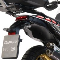 Top case GPR TECH compatible with  GPR TECH Top case in aluminum, silver color, including roof rack and specific plate Top case in aluminum, silver color, including roof rack and specific plate Capacity 35 LT.