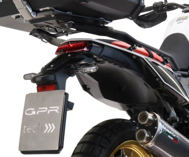 Top case GPR TECH compatible with  GPR TECH Top case in aluminum, silver color, including roof rack and specific plate Top case in aluminum, silver color, including roof rack and specific plate Capacity 35 LT.