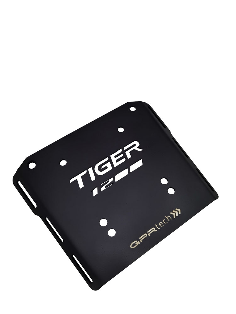 Top case GPR TECH compatible with  GPR TECH Top case in aluminum, black silver color with specific plate included Top case in aluminum, black silver color with specific plate included Capacity 55 LT.