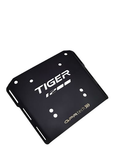 GPR TECH compatible with  GPR TECH SPECIFIC TITANIUM PLATE TOP CASE-ALPITECH 35/55 LT SPECIFIC TITANIUM PLATE TOP CASE-ALPITECH 35/55 LT compatible with original luggage rack,titanium made with 4 anchor points