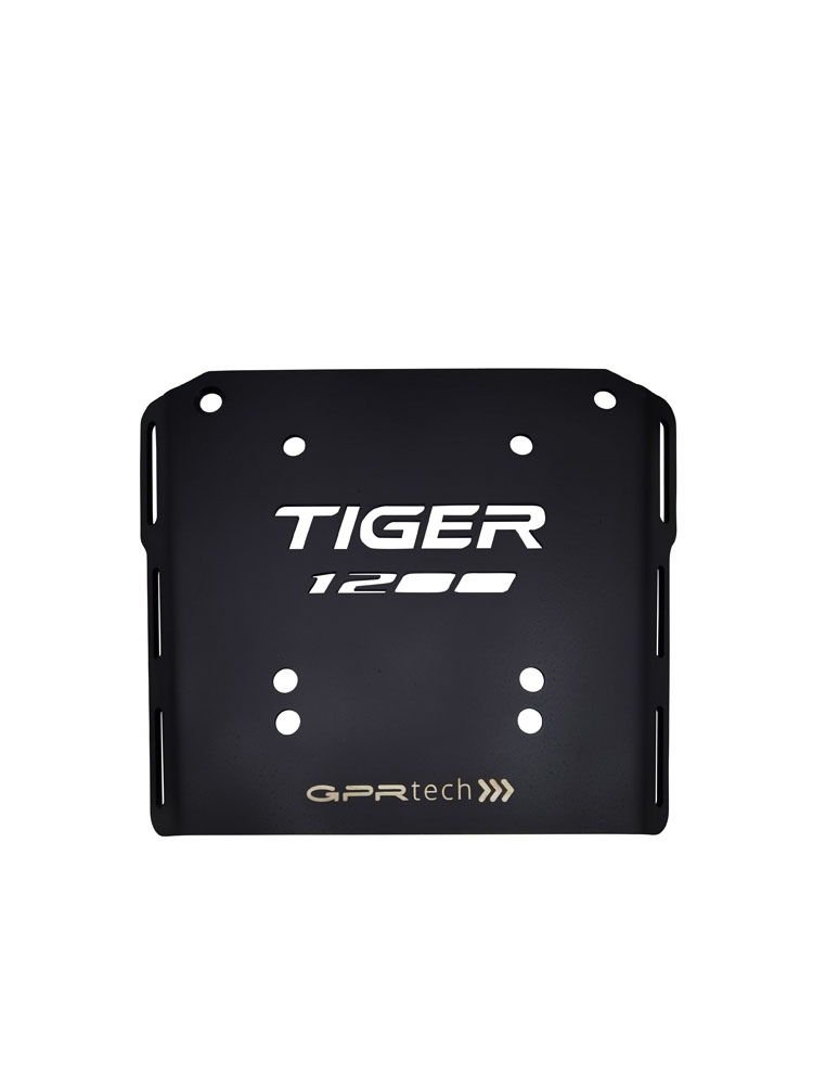 Top case GPR TECH compatible with  GPR TECH Top case in aluminum, black silver color with specific plate included Top case in aluminum, black silver color with specific plate included Capacity 55 LT.