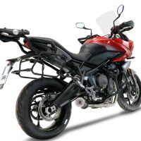 GPR exhaust compatible with  Triumph Tiger Sport 660 2022-2024, M3 Black Titanium, Racing full system exhaust, including removable db killer 