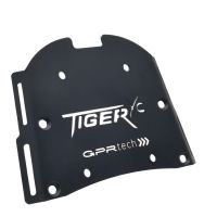 Top case GPR TECH compatible with  GPR TECH Top case in aluminum, black silver color with specific plate included Top case in aluminum, black silver color with specific plate included Capacity 45 LT.