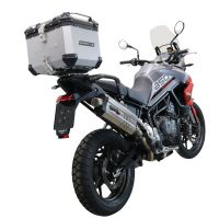 Top case GPR TECH compatible with  GPR TECH Top case in aluminum, silver color with specific plate included Top case in aluminum, silver color with specific plate included Capacity 35 LT.
