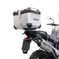 Top case GPR TECH compatible with  GPR TECH Top case in aluminum, silver color with specific plate included Top case in aluminum, silver color with specific plate included Capacity 35 LT.
