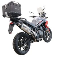 Top case GPR TECH compatible with  GPR TECH TOP CASE ALPI-TECH 35 LT. BLACK Bauletto top case in alluminio, colore nero con piastra specifica