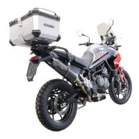 Top case GPR TECH compatible with  GPR TECH TOP CASE ALPI-TECH 55 LT SILVER Bauletto top case in alluminio, colore argento con piastra specifica