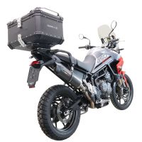 Top case GPR TECH compatible with  GPR TECH Top case in aluminum, black silver color with specific plate included Top case in aluminum, black silver color with specific plate included Capacity 55 LT.