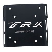 GPR TECH compatible with  GPR TECH Specific fitting plate Top Case ALPITECH 55 LT Specific fitting plate Top Case ALPITECH 55 LT compatible with original luggage rack,stainless steel made with 4 anchor points