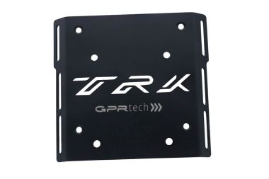 GPR TECH compatible with  GPR TECH SPECIFIC TITANIUM PLATE TOP CASE-ALPITECH 35/55 LT SPECIFIC TITANIUM PLATE TOP CASE-ALPITECH 35/55 LT compatible with original luggage rack,titanium made with 4 anchor points