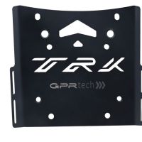 GPR TECH compatible with  GPR TECH Specific fitting plate Top Case ALPITECH 55 LT Specific fitting plate Top Case ALPITECH 55 LT compatible with original luggage rack,stainless steel made with 4 anchor points