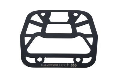 GPR TECH compatible with  GPR TECH SPECIFIC TITANIUM PLATE TOP CASE-ALPITECH 35 LT SPECIFIC TITANIUM PLATE TOP CASE-ALPITECH 35 LT compatible with original luggage rack,titanium made with 4 anchor points