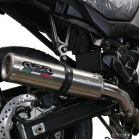 Scarico GPR compatibile con  Suzuki V-Strom DL650 2017-2020, M3 Inox , Scarico semi completo, omologato per mercati extracee, fornito con db killer estraibile e collettore specifico