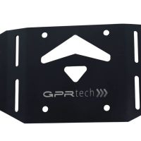 Top case GPR TECH compatible with  GPR TECH Top case in aluminum, silver color with specific plate included Top case in aluminum, silver color with specific plate included Capacity 35 LT.