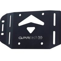 Top case GPR TECH compatible with  GPR TECH Top case in aluminum, silver color with specific plate included Top case in aluminum, silver color with specific plate included Capacity 35 LT.