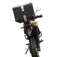 Top case GPR TECH compatible with  GPR TECH Top case in aluminum, black silver color with specific plate included Top case in aluminum, black silver color with specific plate included Capacity 35 LT.