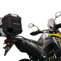 Top case GPR TECH compatible with  GPR TECH Top case in aluminum, black silver color with specific plate included Top case in aluminum, black silver color with specific plate included Capacity 26 LT.