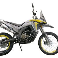 Scarico GPR compatibile con  Voge 300Rally 2022-2024, Deeptone Inox, Terminale di scarico omologato, fornito con db killer estraibile, catalizzatore e raccordo specifico