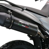Scarico GPR compatibile con  Voge 300Rally 2022-2024, Furore Evo4 Poppy, Terminale di scarico omologato, fornito con db killer estraibile, catalizzatore e raccordo specifico