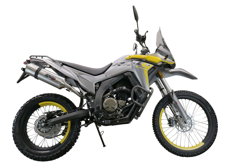 GPR escape compatível com  Voge 300Rally 2022-2024, Satinox , Escape legal, homologado, silenciador com catalisador, db killer removível e tubo de ligação específico 