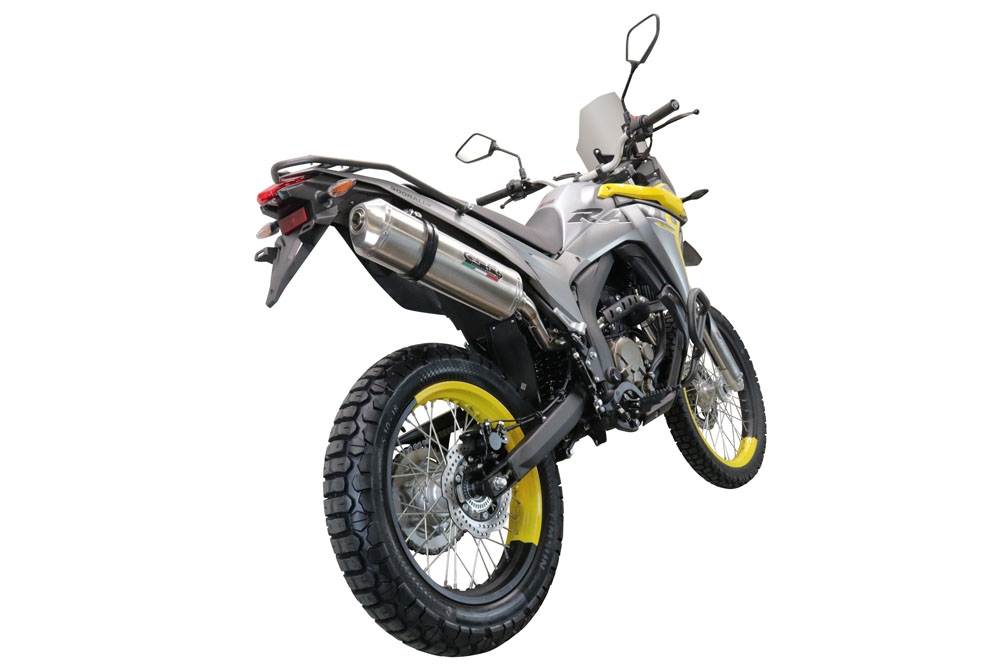 GPR escape compatível com  Voge 300Rally 2022-2024, Satinox , Escape legal, homologado, silenciador com catalisador, db killer removível e tubo de ligação específico 