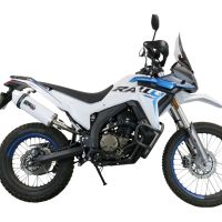 Scarico GPR compatibile con  Voge 300Rally 2022-2024, Albus Evo4, Terminale di scarico omologato, fornito con db killer estraibile, catalizzatore e raccordo specifico