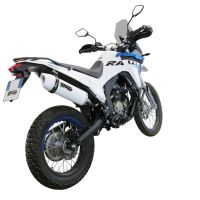 Scarico GPR compatibile con  Voge 300Rally 2022-2024, Albus Evo4, Terminale di scarico omologato, fornito con db killer estraibile, catalizzatore e raccordo specifico